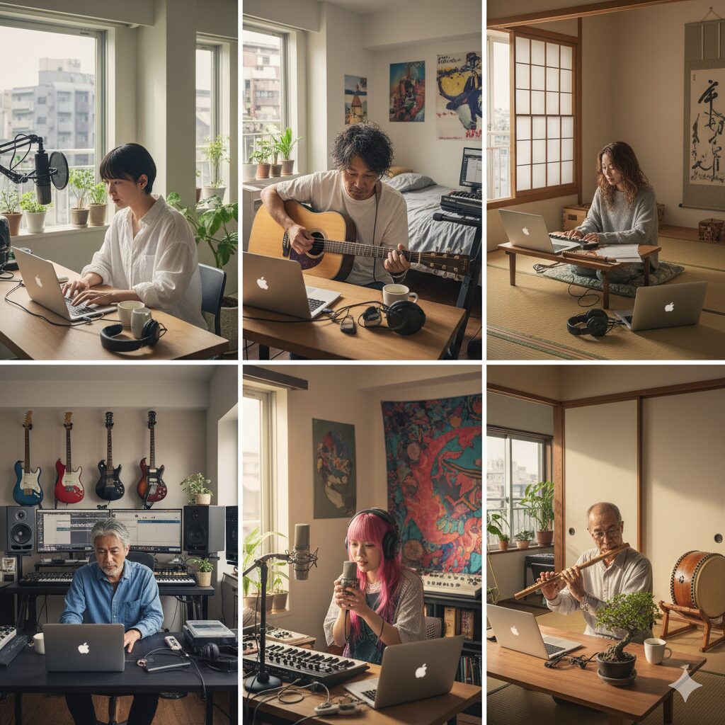 DTMで成果を出した受講生たちの制作風景